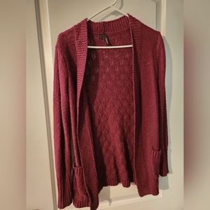 Maroon sweater by Maurice